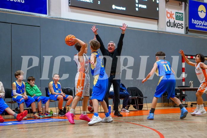 14.12.2024 Österreichischer Basketballverband 2024/25, SLMU14, Basket Dukes vs. SKN St. Pölten
