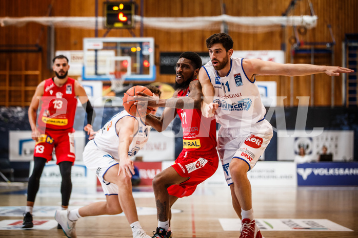Basketball, Basketball Austria Cup 2021/22, Achtelfinale, Oberwart Gunners, Traiskirchen Lions, 