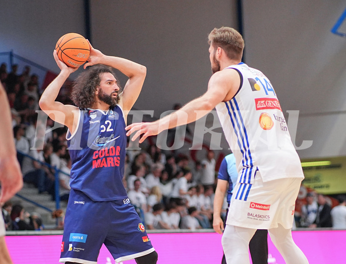 Basketball Superliga 2024/25, Playoffs, Finale Spiel 1 Oberwart Gunners vs. BBC Nord Dragonz