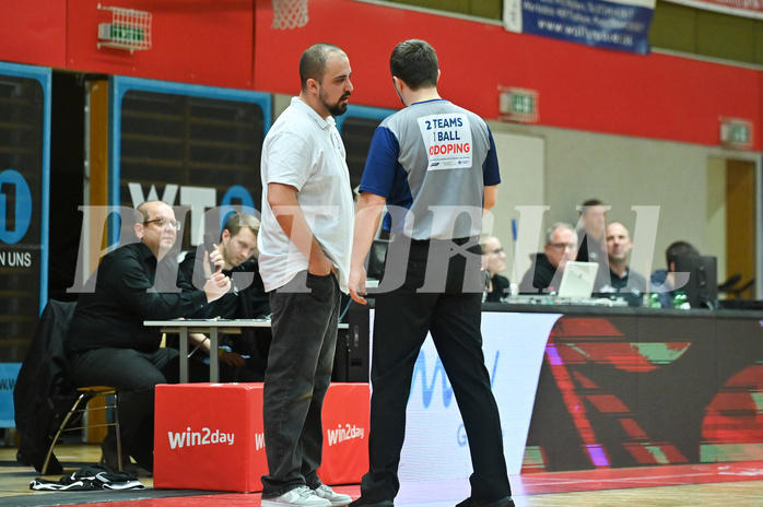 Basketball, Superliga 2024/25, Grunddurchgang 17.Runde, Flyers Wels vs. BBC Nord Dragonz,
