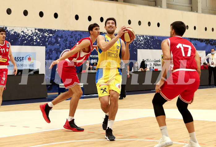 Basketball Superliga 20120/21, Grunddurchgang 3.Runde SKN St.Pölten vs. Traiskirchen Lions


