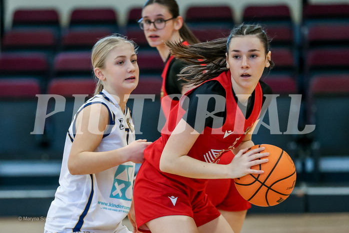 18.01.2025 Österreichischer Basketballverband 2024/25, SLWU16, WAT 3 Capricorns vs. ASKÖ Radenthein Garnets