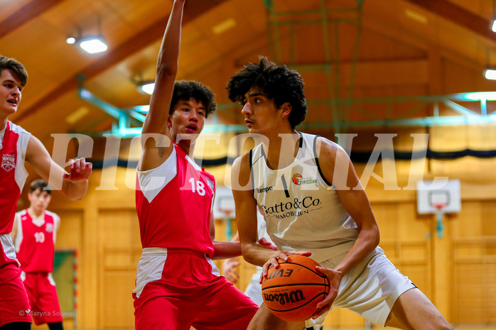 26.11.2024 Österreichischer Basketballverband 2024/25, SLMU19 Basket Flames vs. Mattersburg Rocks