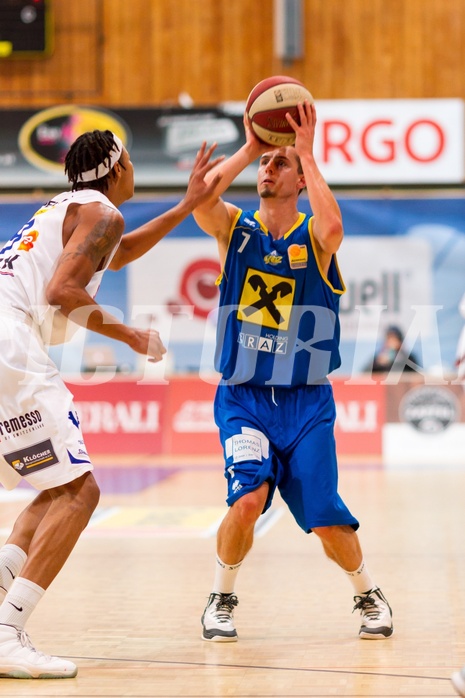 Basketball ABL 2015/16 Grunddurchgang 10.Runde Oberwart Gunners vs. UBSC Graz