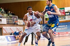 Basketball, ABL 2016/17, Grunddurchgang 26.Runde, Oberwart Gunners, Kapfenberg Bulls, Andell Cumberbatch (13), Carl Baptiste (5)