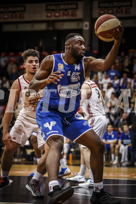 Basketball, ABL 2018/19, Playoff VF Spiel 3, Oberwart Gunners, BC Vienna, Christopher Tawiah (14)