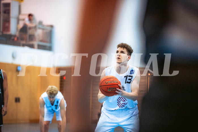 Basketball, Basketball Zweite Liga 2022/23, Grunddurchgang 4.Runde, Union Deutsch Wagram Alligators, Upper Austrian Ballers, Simon Hintenaus  (13)