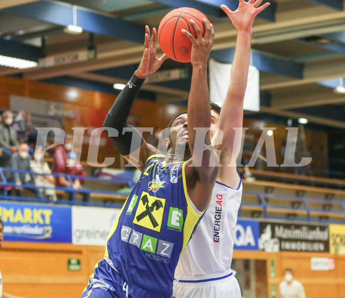 Basketball Superliga 2021/22, Grunddurchgang 7.Runde Gmunden Swans vs. UBSC Graz


