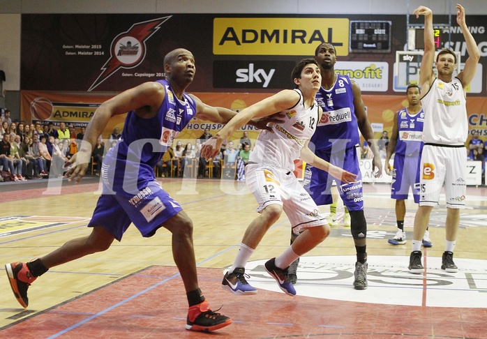 Basketball ABL 2015/16 Grunddurchgang 29.Runde  Güssing Knights vs Oberwart Gunners
