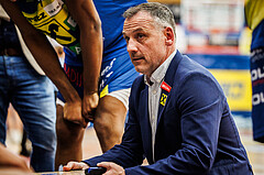 Basketball, win2day Basketball Superliga 2023/24, 10.Plazierungsrunde, Traiskirchen Lions, UBSC Graz, Ervin Dragsic (Head Coach)