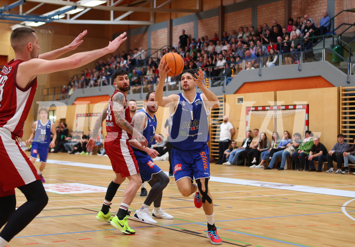 Basketball Zweite Liga 2024/25, Playoffs, Viertelfinale Spiel 1 Mistelbach Mustangs vs. Kufstein Towers
