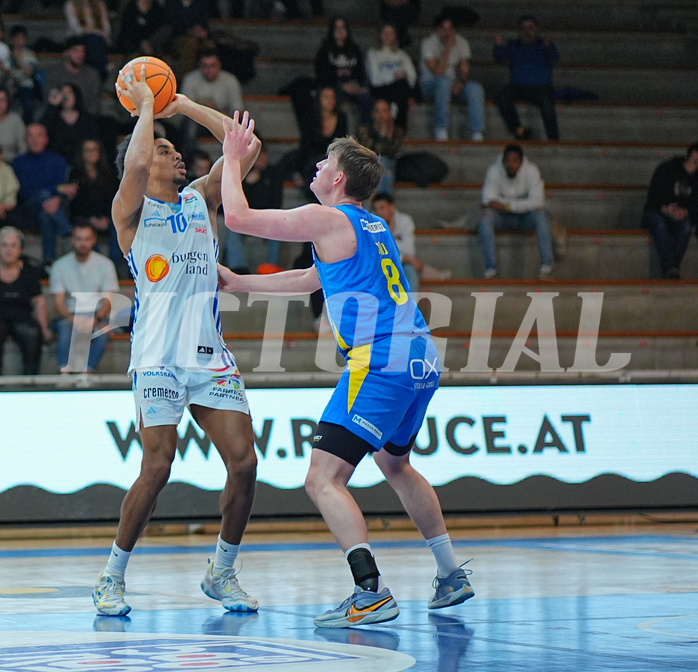 Basketball Superliga 2024/25, Grunddurchgang 15.Runde Oberwart Gunners vs. SKN St.Pölten