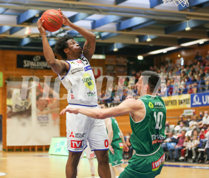 Basketball Superliga 2021/22, 4.Plazierungsrunde Gmunden Swans vs. Kapfenberg Bulls


