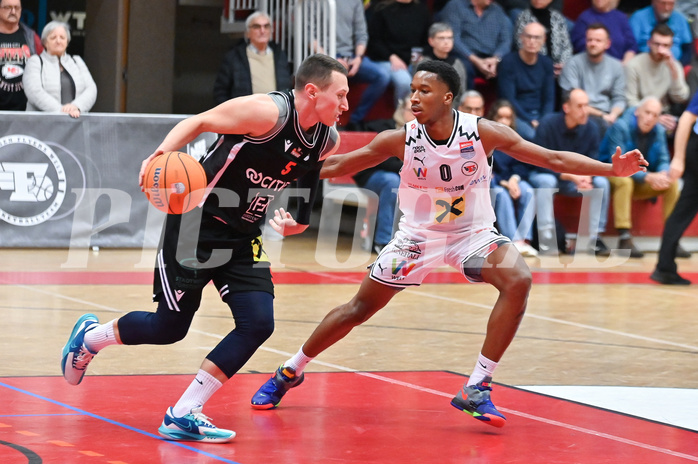 Basketball, Superliga 2024/25, Grunddurchgang 9.Runde, Flyers Wels vs. Fürstenfeld Panthers,