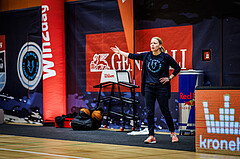 Basketball, Win2Day Basketball Damen Superliga 2023/24, Grunddurchgang 8.Runde, Vienna Timberwolves, UBI Graz, Marlies Kiefer (Head Coach)