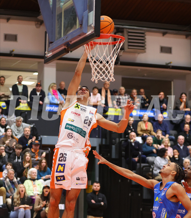 Basketball Superliga 2024/25, Grunddurchgang 18.Runde Klosterneuburg Dukes vs. SKN St. Pölten


