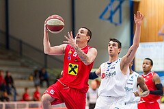 Basketball ABL 2015/16 Grunddurchgang 15.Runde Oberwart Gunners vs. WBC Wels