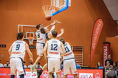 Basketball, Win2Day Superliga 2022/23, Grunddurchgang 2.Runde, Vienna D.C. Timberwolves, UBSC Raiffeisen Graz, Elias Wlasak (8), Lukas Simoner (12)