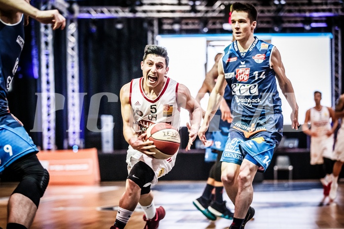 Basketball, ABL 2017/18, Playoff HF Spiel 3, BC Vienna, Kapfenberg Bulls, Mustafa Hassan Zadeh (5)