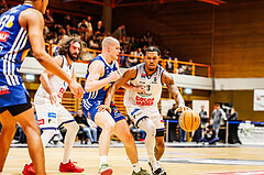 Basketball, win2day Basketball Superliga 2024/25, Grunddurchgang Runde 9, BBC Nord Dragonz, Oberwart Gunners, Rayshawn Mart (3)