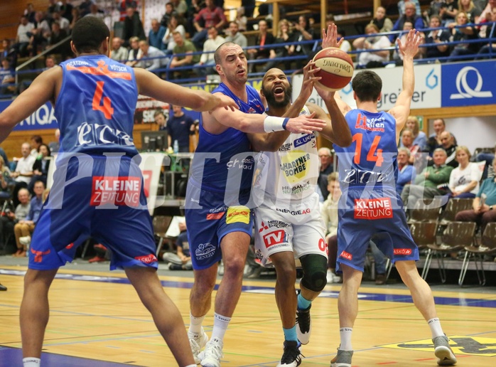 Basketball ABL 2018/19, Grunddurchgang 30.Runde Gmunden Swans vs. Kapfenberg Bulls


