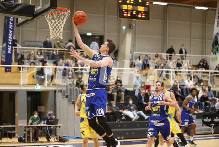 Basketball Superliga 2021/22, 5.Plazierungsrunde SKN St.Pölten vs. Gmunden Swans