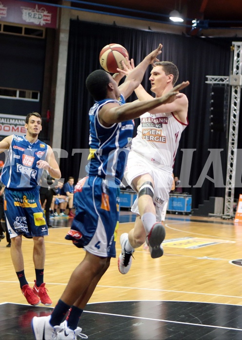 24.02.2017 Basketball ABL 2016/17 Grunddurchgang 24. Runde bc Vienna vs Kapfenberg bulls