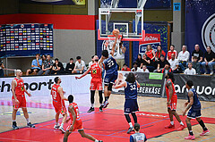 Basketball Superliga 2024/25, Playoff, Viertelfinale Spiel 1, Flyers Wels vs BBC Nord Dragonz,
