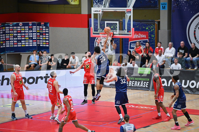 Basketball Superliga 2024/25, Playoff, Viertelfinale Spiel 1, Flyers Wels vs BBC Nord Dragonz,
