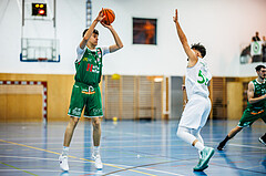Basketball, Basketball Zweite Liga 2024/25, Grunddurchgang 11.Runde, UDW Alligators, Future Team Steiermark, Moritz Gauster (4), Josip Valentic (55)