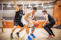 Basketball, Basketball Zweite Liga 2022/23, Grunddurchgang 16.Runde, Basket Flames, Wörthersee Piraten, Nikolas Susa (8)