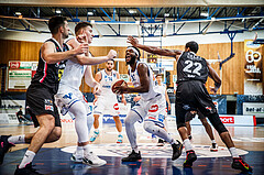 Basketball, bet-at-home Basketball Superliga 2020/21, Grunddurchgang, 4. Runde, Oberwart Gunners, Raiffeisen Flyers Wels, Quincy Diggs (13)