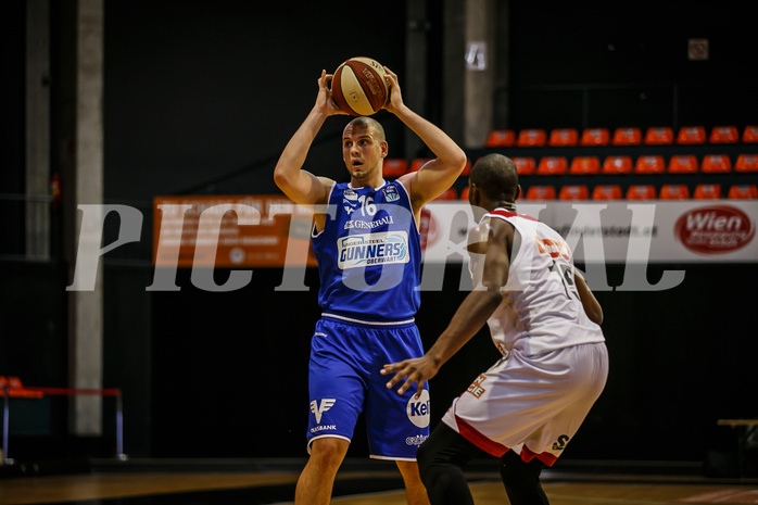Basketball, bet-at-home Basketball Superliga 2020/21, Grunddurchgang 7. Runde, BC Vienna, Oberwart Gunners, Renato Poljak (16)