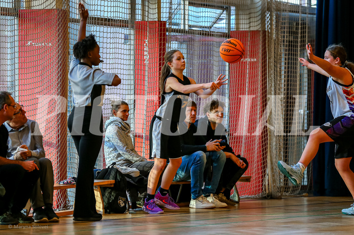23.11.2024 Österreichischer Basketballverband 2024/25, SLWU14, Vienna United vs. VKL Vikings Swans

