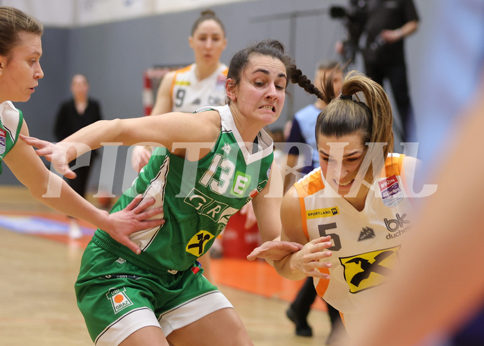 Basketball Damen Superliga 2022/23, Playoff, Finale Spiel 1 BK Duchess Klosterneuburg vs. UBI Graz