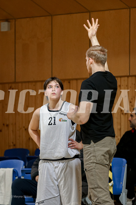 22.02.2025 Österreichischer Basketballverband 2024/25, SLWU14 Basket Flames UNION vs Basket Duchess