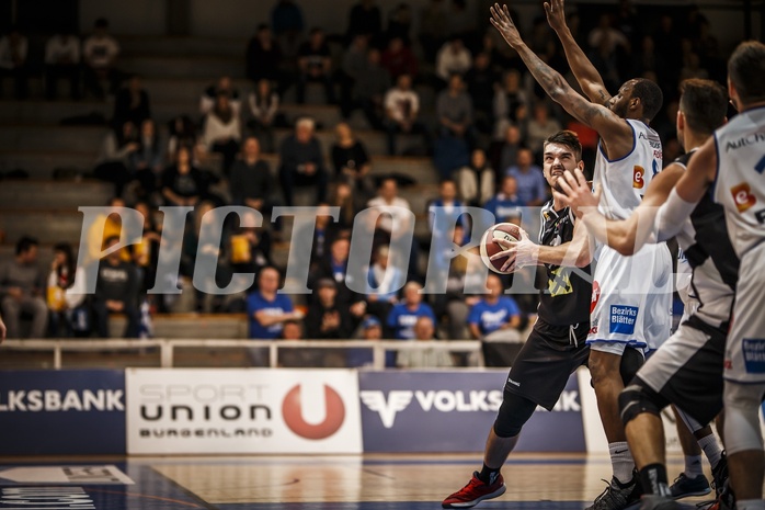 Basketball, ABL 2018/19, Grunddurchgang 19.Runde, Oberwart Gunners, Flyers Wels, Benjamin Blazevic (12)