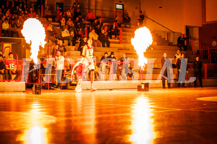 Basketball, win2day Basketball Superliga 2022/23, Grunddurchgang 21.Runde, Traiskirchen Lions, Flyers Wels, I. Gromovs (4)