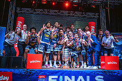 Basketball, Win2Day Superliga 2022/23, Playoff, Finale Spiel 4, BC Vienna, Gmunden Swans, 