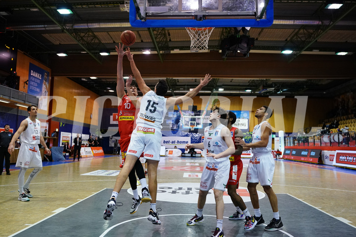 Basketball Superliga 2021/22, Grundduchgang 13.Runde , Kapfenberg  vs. Traiskirchen


