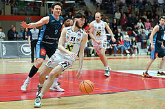 Basketball, Superliga 2023/24, Grunddurchgang 22. Runde, Flyers Wels vs. Vienna Timberwolves,
