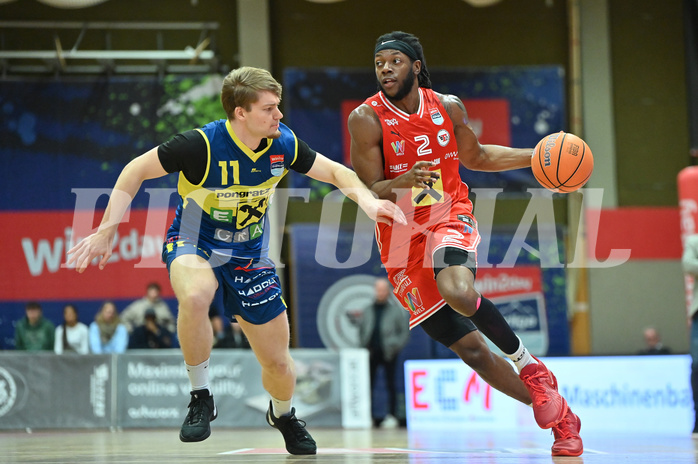 Basketball, Superliga 2024/25, Grunddurchgang 14.Runde, Flyers Wels vs. UBSC Graz,
