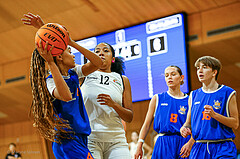 17.11.2024 Österreichischer Basketballverband 2024/25, SLWU19, Basket Flames UNION vs. BBU Salzburg