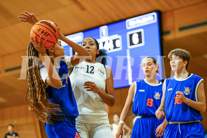 17.11.2024 Österreichischer Basketballverband 2024/25, SLWU19, Basket Flames UNION vs. BBU Salzburg
