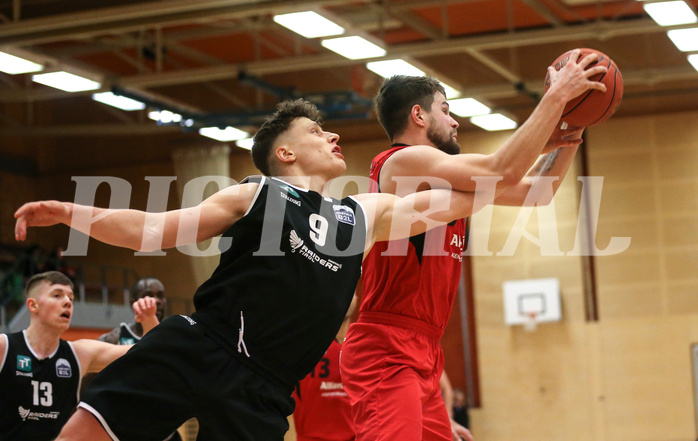 Basketball Zweite Liga 2021/22, Grunddurchgang 12.Runde Mistelbach Mustangs vs. Raiders Tirol


