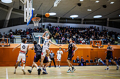 Basketball, Basketball Zweite Liga 2024/25, Grunddurchgang 3.Runde, Vienna Timberwolves, Vienna United, Jakob Konzet (5)