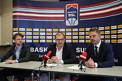 Basketball Superliga 2019/20, Pressekonferenz vs. 


