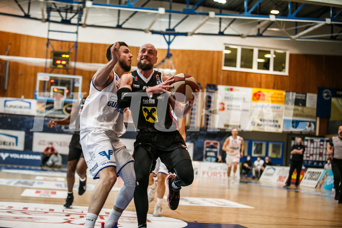 Basketball, bet-at-home Basketball Superliga 2020/21, Platzierungsrunde, 5. Runde, Oberwart Gunners, Flyers Wels, Christian Von Fintel (27)
