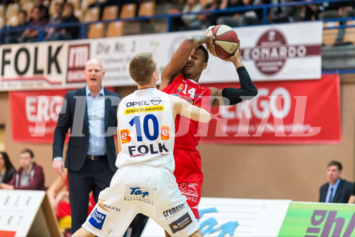 Basketball ABL 2015/16 Grunddurchgang 33.Runde Oberwart Gunners vs. WBC Wels