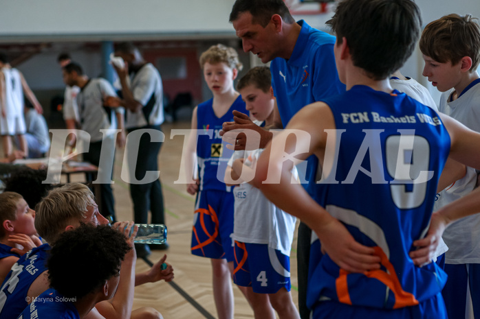 31.03.2025 Österreichischer Basketballverband 2024/25, SLMU14 Basket Flames WAT vs. FSN Baskets Wels
